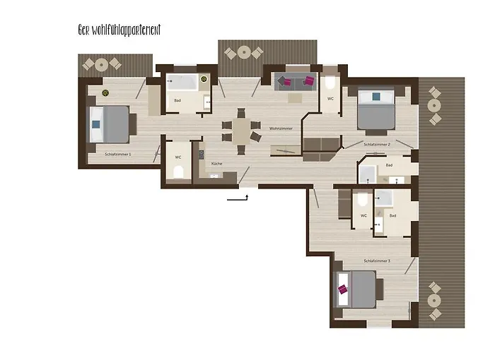 Stoanmandl Wohlfuehlappartements Lägenhet Neustift im Stubaital